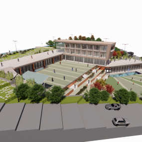 <span>건축설계</span><br/>장수 치휴마을 조성사업 기본계획 수립용역