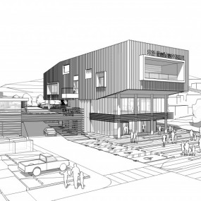 <span>건축설계</span><br/>우화들락날락 화합센터