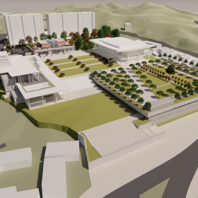 <span>건축설계</span><br/>진안읍 농촌중심지활성화사업 건축기획용역